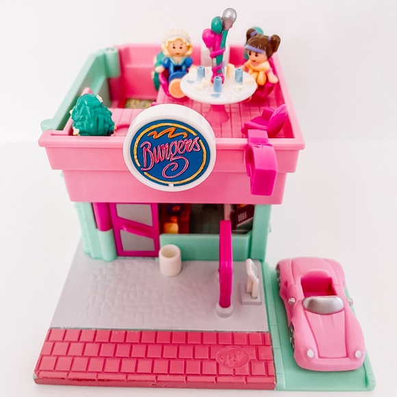 1994 Vintage Bluebird Polly Pocket - Polly’s Burger Drive-In 100% complete - Picture 6 of 9